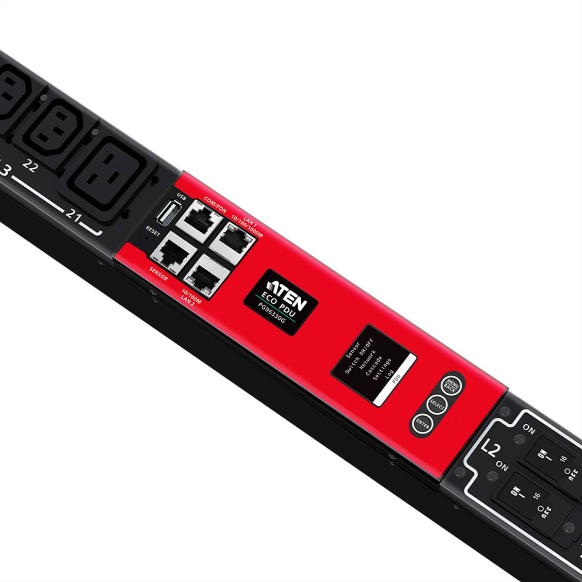 ATEN PG96330G 30 Port 3-Phasen PDU 32A