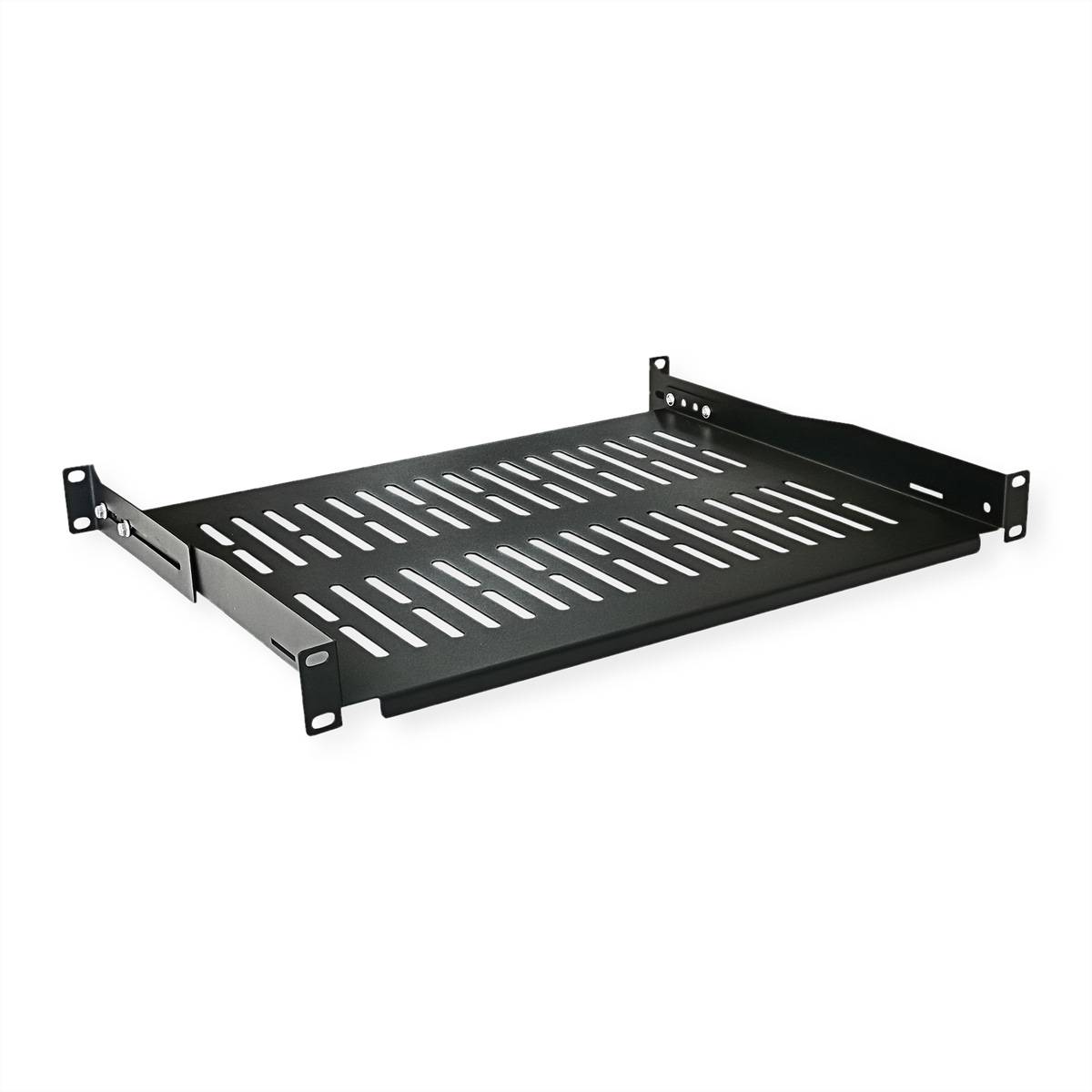 VALUE 19-Zoll-Geräteträger, 485 x 350mm, max. 25kg, schwarz