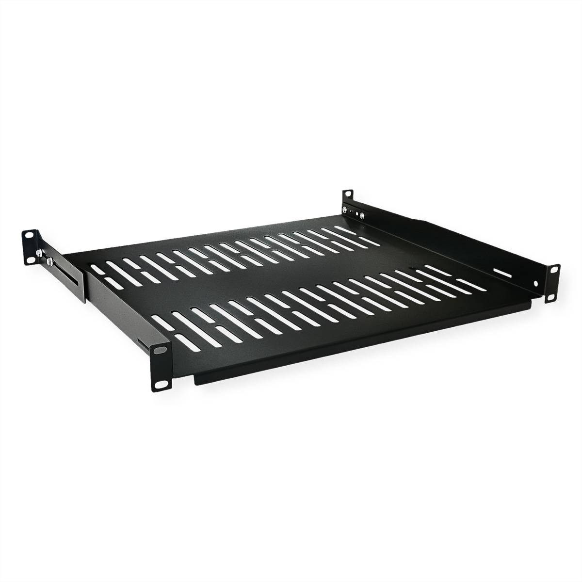 VALUE 19-Zoll-Geräteträger, 485 x 400mm, max. 25kg, schwarz
