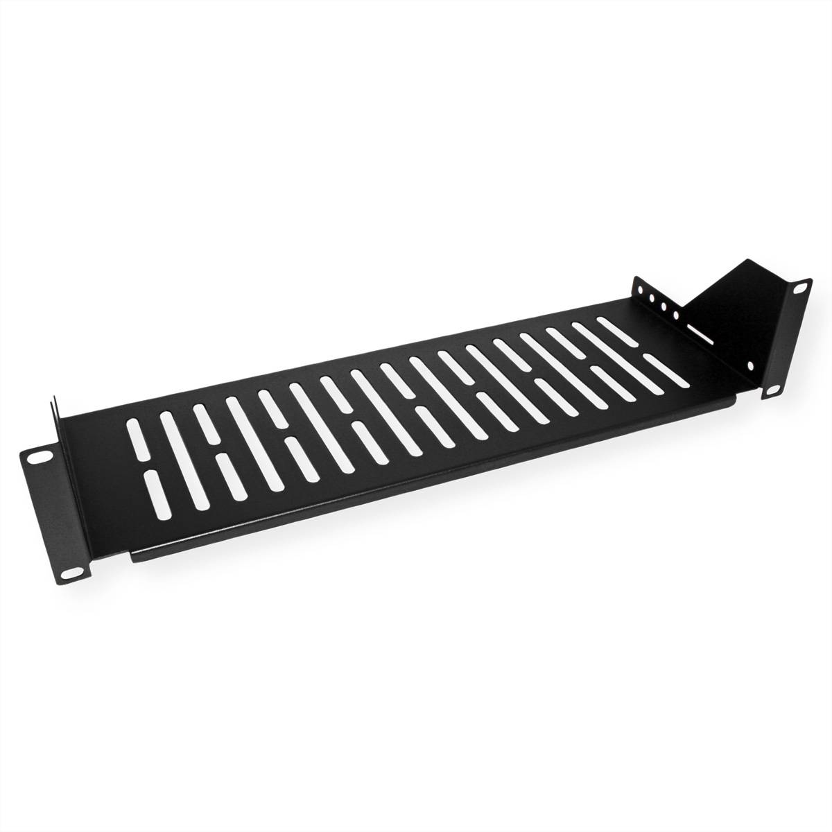 VALUE 19-Zoll-Geräteträger, 485 x 150mm, 2HE, max. 15 kg, schwarz