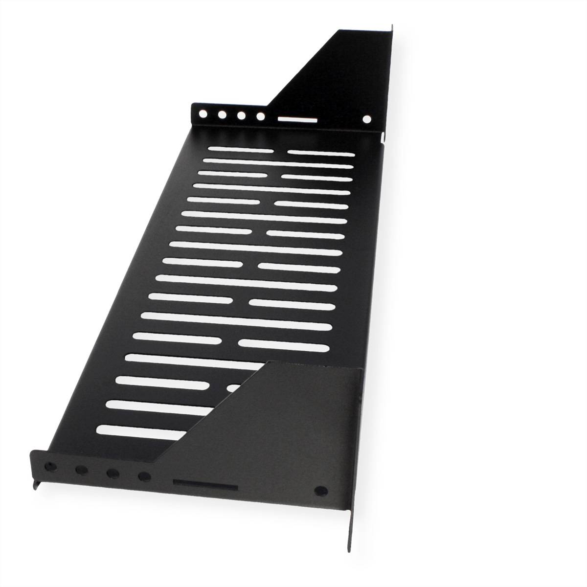 VALUE 19-Zoll-Geräteträger, 485 x 150mm, 2HE, max. 15 kg, schwarz