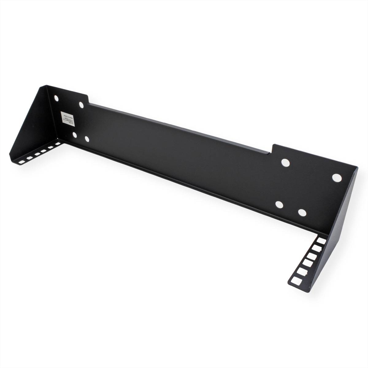 VALUE 19-Zoll-Wand-/Untertischhalterung, 2 HE, schwarz