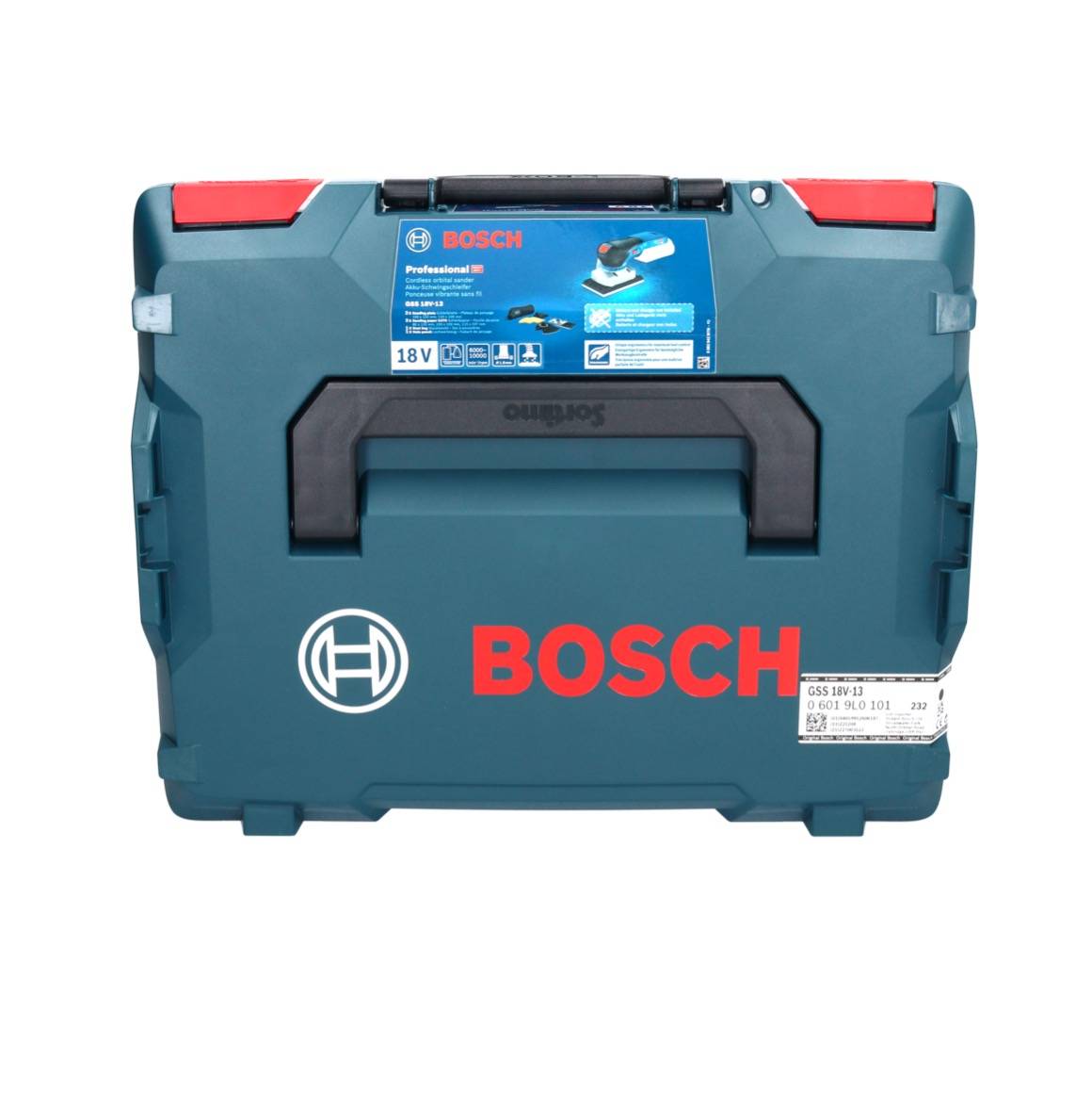 Bosch GSS 18V-13 Akku Schwingschleifer 18 V + 1x Akku 2,0 Ah + Ladegerät + L-BOXX