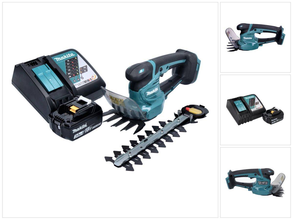 Makita DUM 111 RF1X Akku Grasschere Strauchschere 18 V + 1x Akku 3,0 Ah + Ladegerät