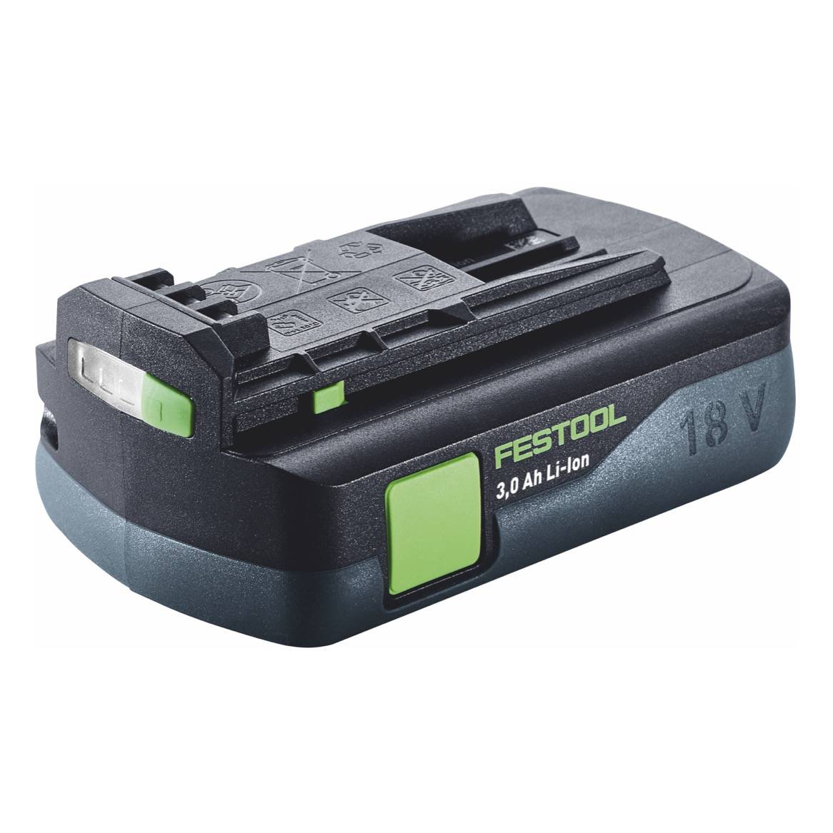 Festool BP 18 Li 3,0 C Akku 18 V 3,0 Ah / 3000 mAh Li-Ion ( 577658 ) mit Ladestandanzeige