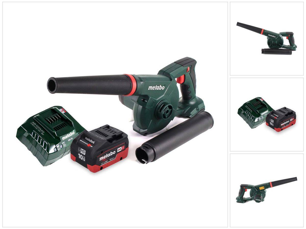 Metabo AG 18 Akku Gebläse 18 V + 1x Akku 10,0 Ah + Ladegerät