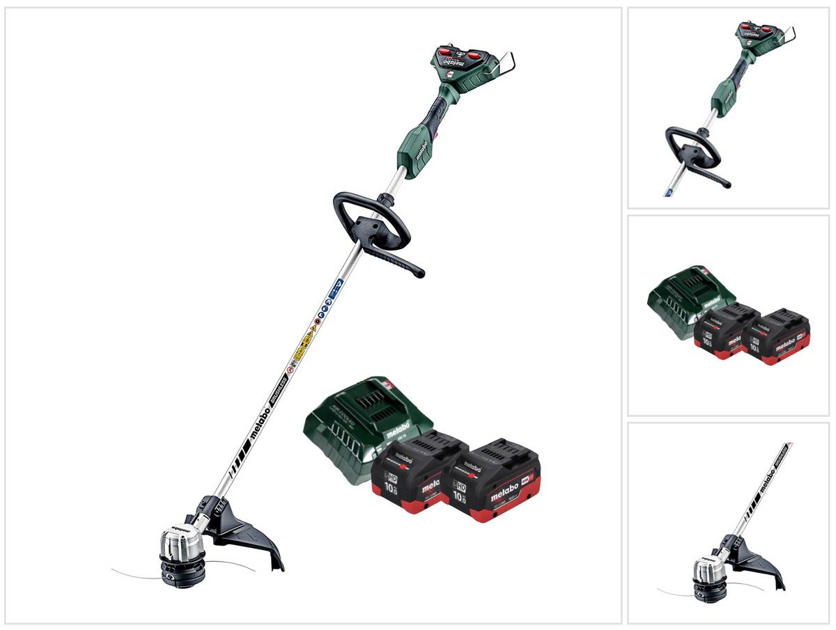 Metabo FSD 36-18 LTX BL 40 Akku Freischneider 36 V ( 2x 18 V ) Rundgriff Brushless + 2x Akku 10,0 Ah + Ladegerät