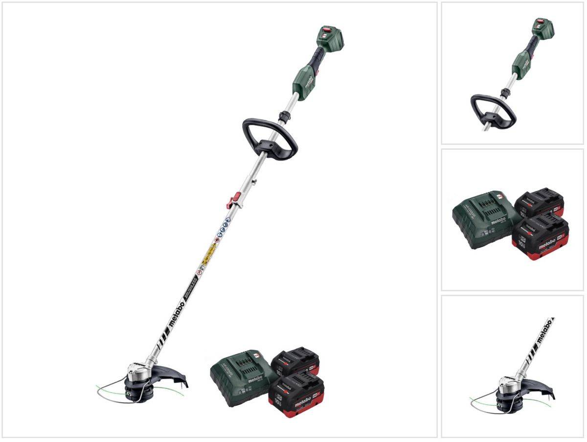 Metabo RTD 18 LTX BL 30 Akku Rasentrimmer 18 V 30 cm Brushless + 2x Akku 10,0 Ah + Ladegerät