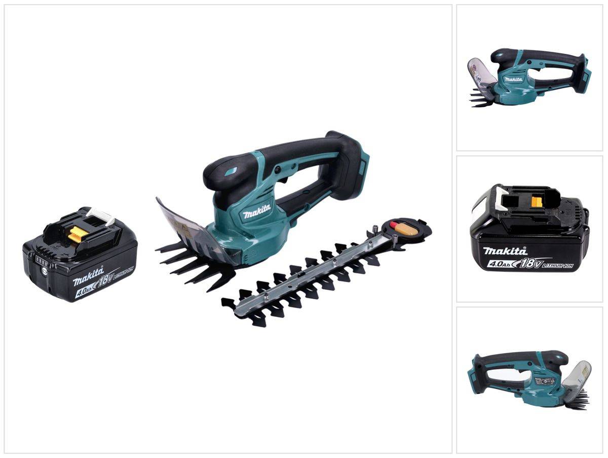 Makita DUM 111 M1X Akku Grasschere Strauchschere 18 V + 1x Akku 4,0 Ah - ohne Ladegerät