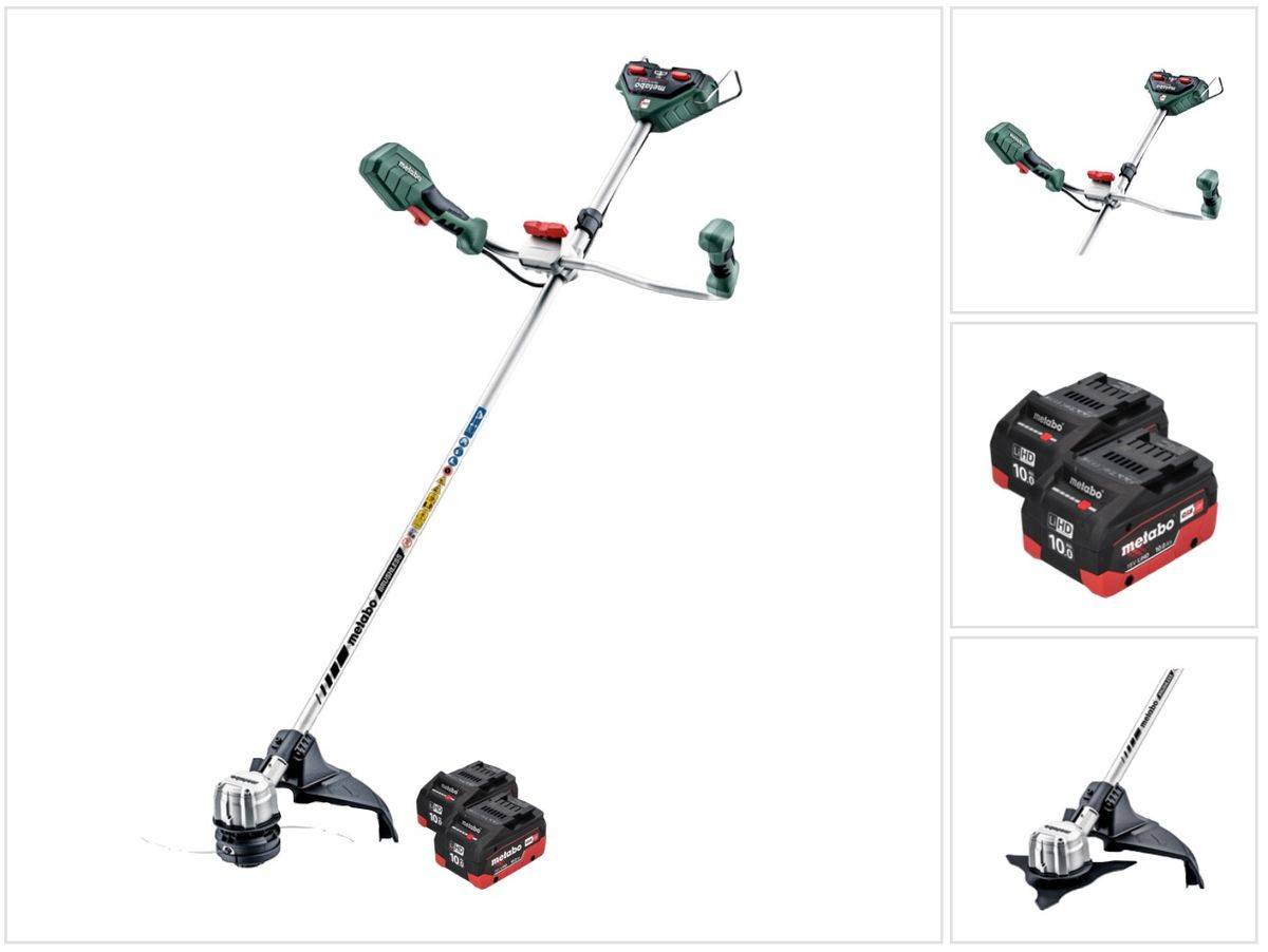 Metabo FSB 36-18 LTX BL 40 Akku Freischneider 36 V ( 2x 18 V ) Zweihandgriff Brushless + 2x Akku 10,0 Ah - ohne Ladegerät