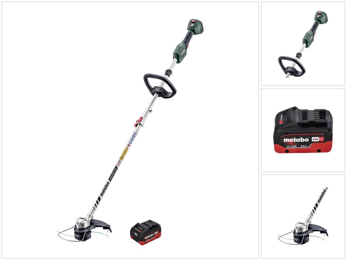 Metabo RTD 18 LTX BL 30 Akku Rasentrimmer 18 V 30 cm Brushless + 1x Akku 8,0 Ah - ohne Ladegerät