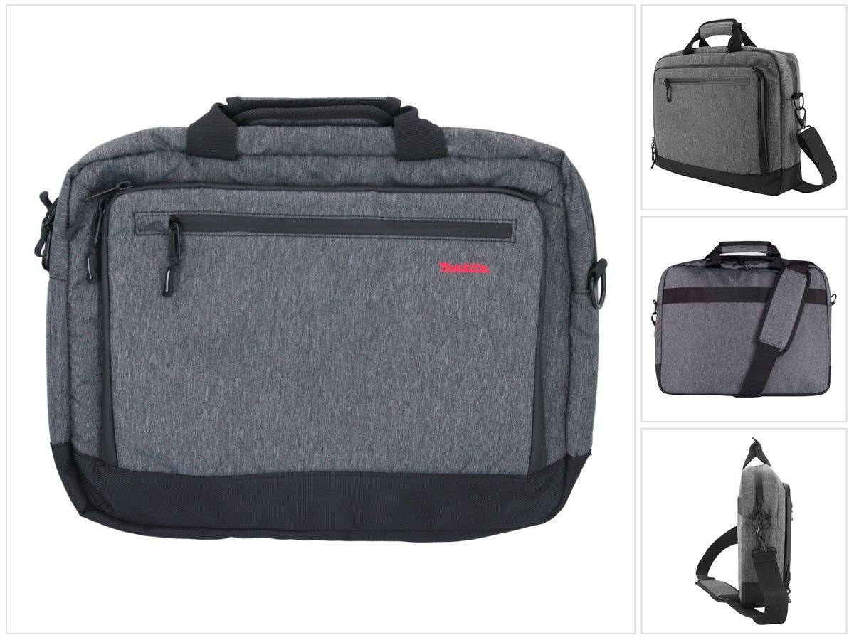 Clique Laptop Tasche 15" ( 040221 ) mit Makita Logo 42 x 33 x 9 cm 12,5 l Anthrazit
