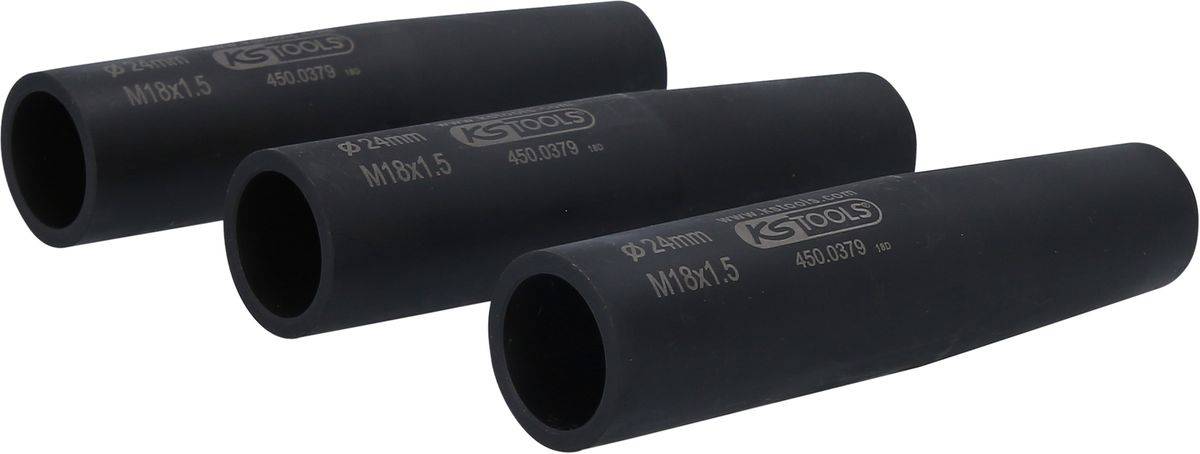 KS TOOLS Radbolzen-Zentrier- und Schonhülsen-Satz, M18x1,5, Ø24,0 mm ( 450.0373 )