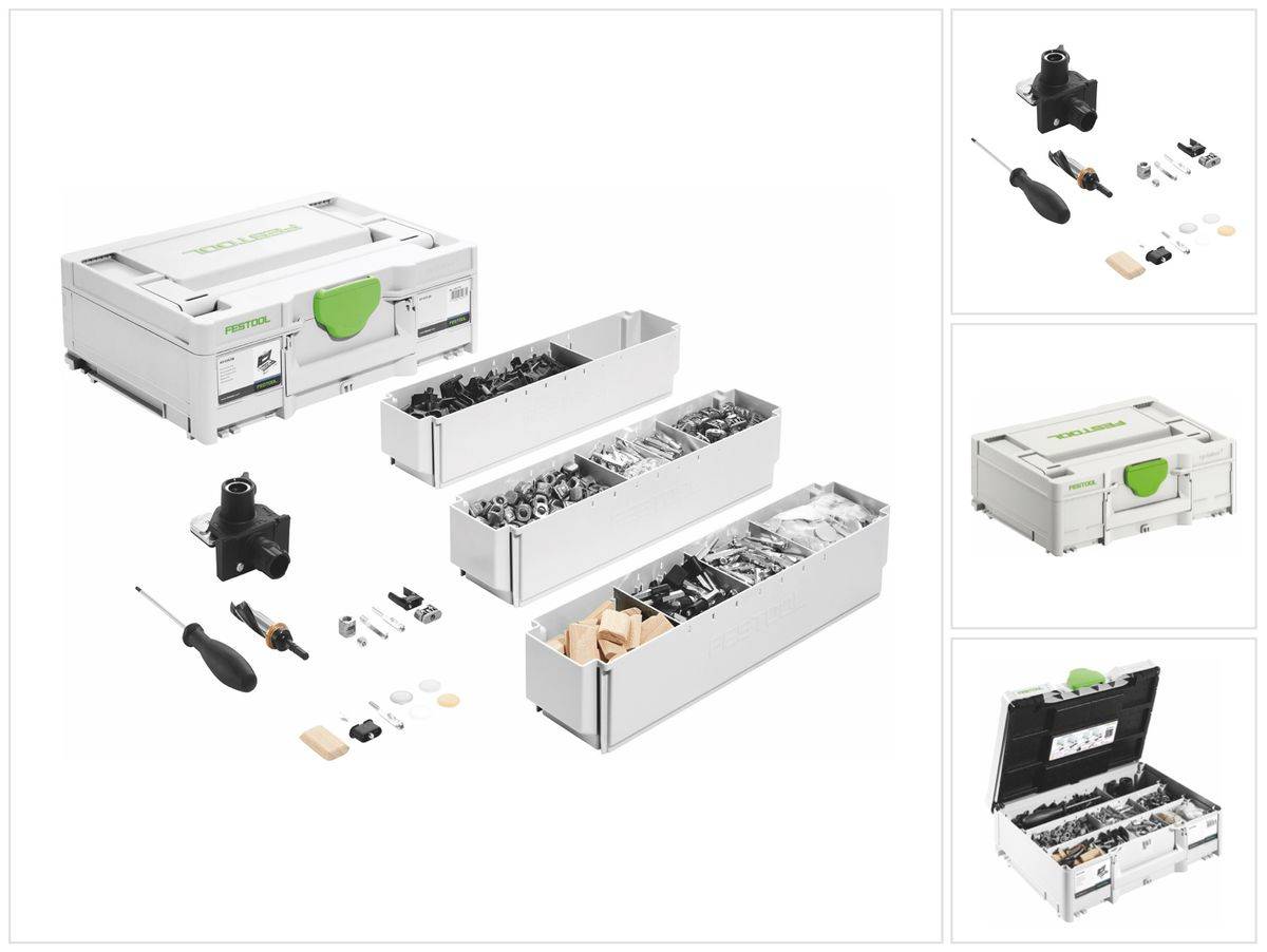 Festool KV-SYS D8 DOMINO Verbinder Sortiment ( 576797 ) für Dübelfräse DF 500 - Nachfolger von 203170