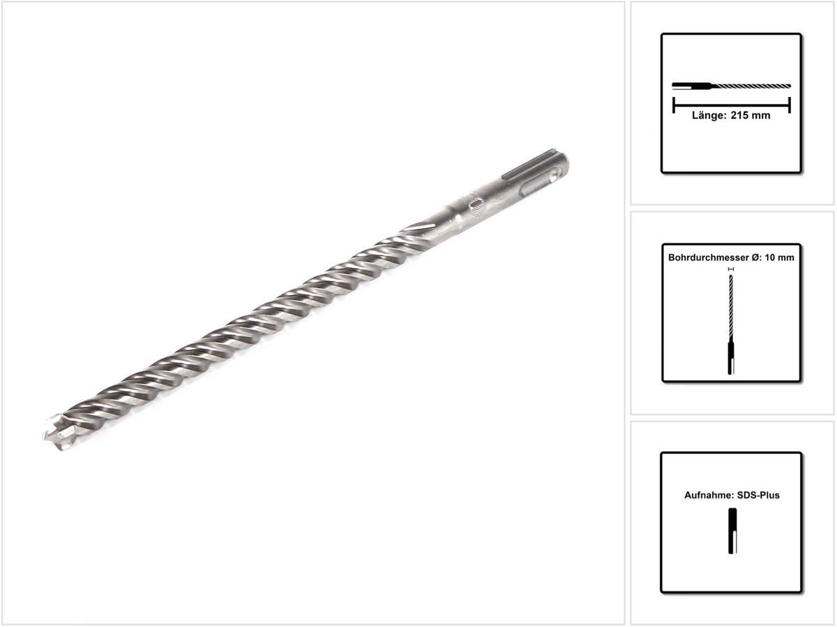 Makita NEMESIS 2 Hammer und Stahl Beton Bohrer SDS-Plus 10x215 ( B-58213 )