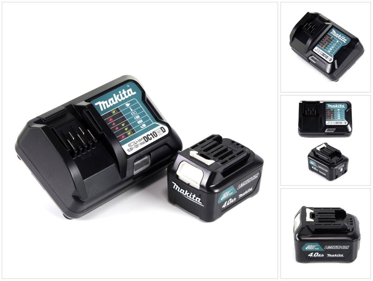 Makita Power Source Kit 12V mit 1x BL1041B Akku 4,0Ah + DC10WD Ladegerät