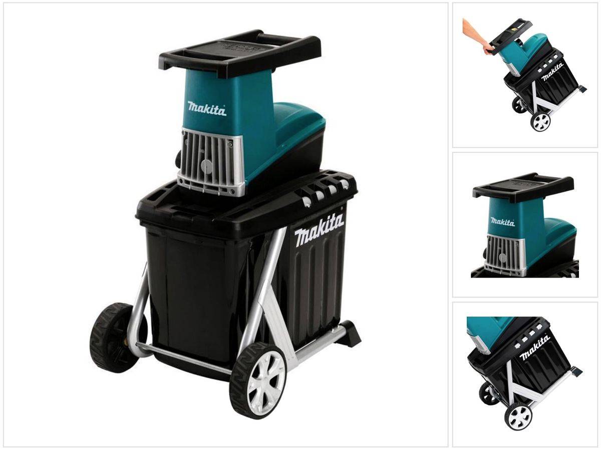 Makita UD2500 Elektro Garten Häcksler Schredder Leisehäcksler 2500 Watt 45 mm