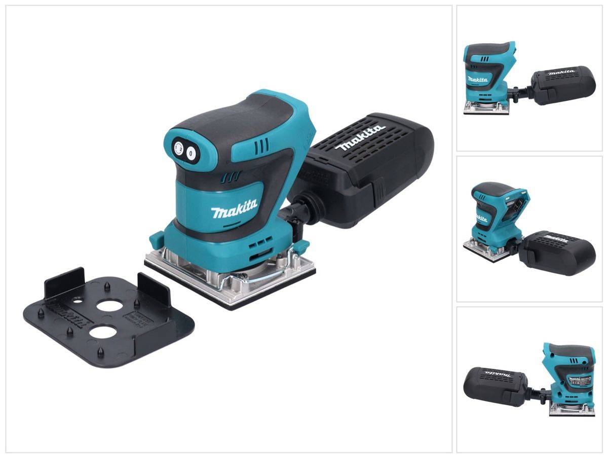 Makita DBO 482 Z Akku Schwingschleifer 18 V 112 x 102 mm Solo - ohne Akku, ohne Ladegerät