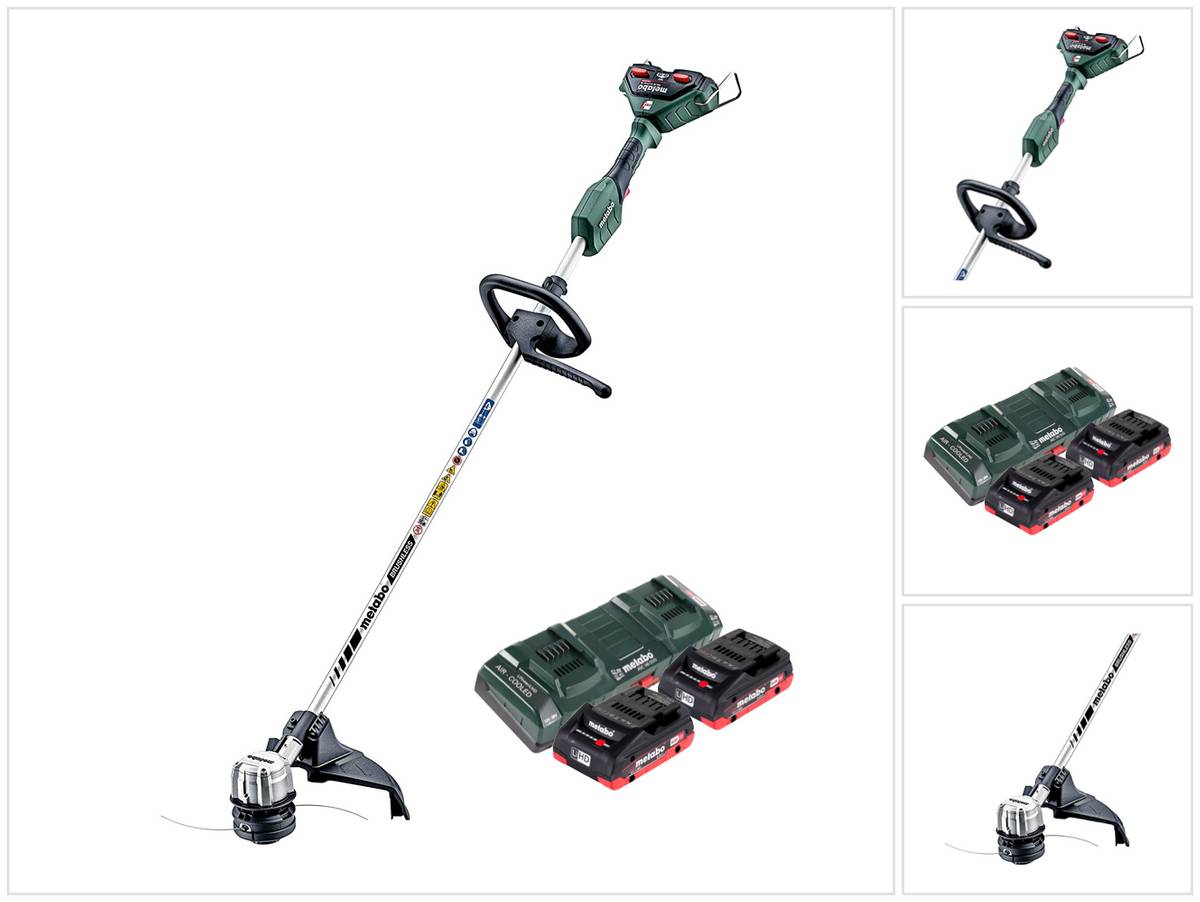 Metabo FSD 36-18 LTX BL 40 Akku Freischneider 36 V ( 2x 18 V ) Rundgriff Brushless + 2x Akku 4,0 Ah + Doppel Ladegerät