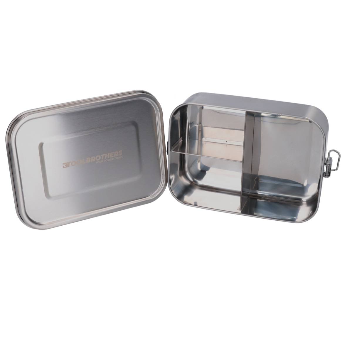 Toolbrothers Fan Edelstahl Brotdose mit Trennfächern und Edelstahldeckel 1200 ml