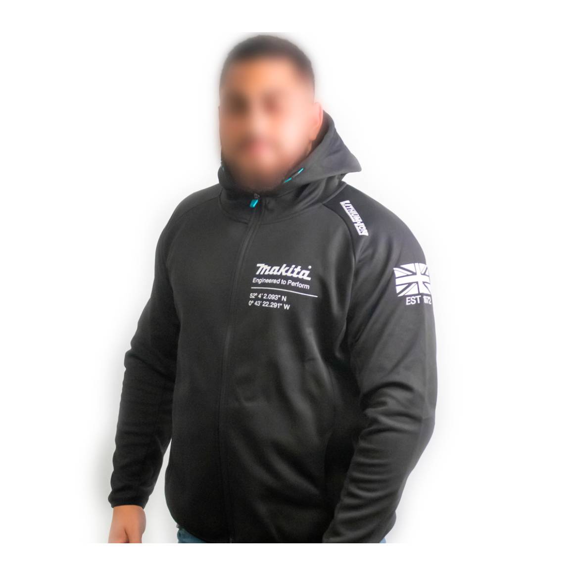 Makita Kapuze / Hoodie Jacke XXL Polyester Arbeit und Freizeit ( 98P1818-XXL )