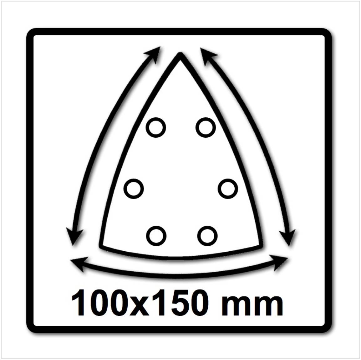 Festool Schleifschuh SSH-STF-Delta 100x150/7 ( 493723 )