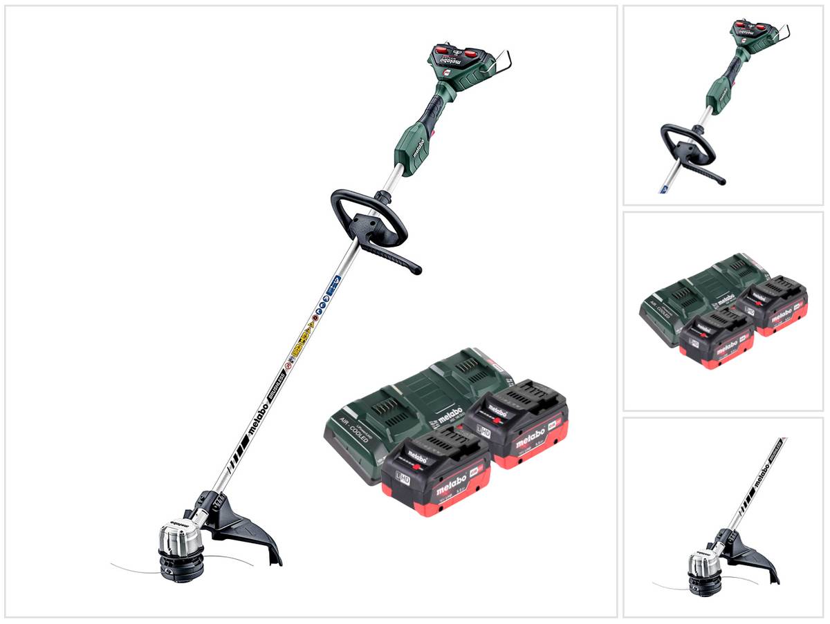 Metabo FSD 36-18 LTX BL 40 Akku Freischneider 36 V ( 2x 18 V ) Rundgriff Brushless + 2x Akku 5,5 Ah + Doppel Ladegerät