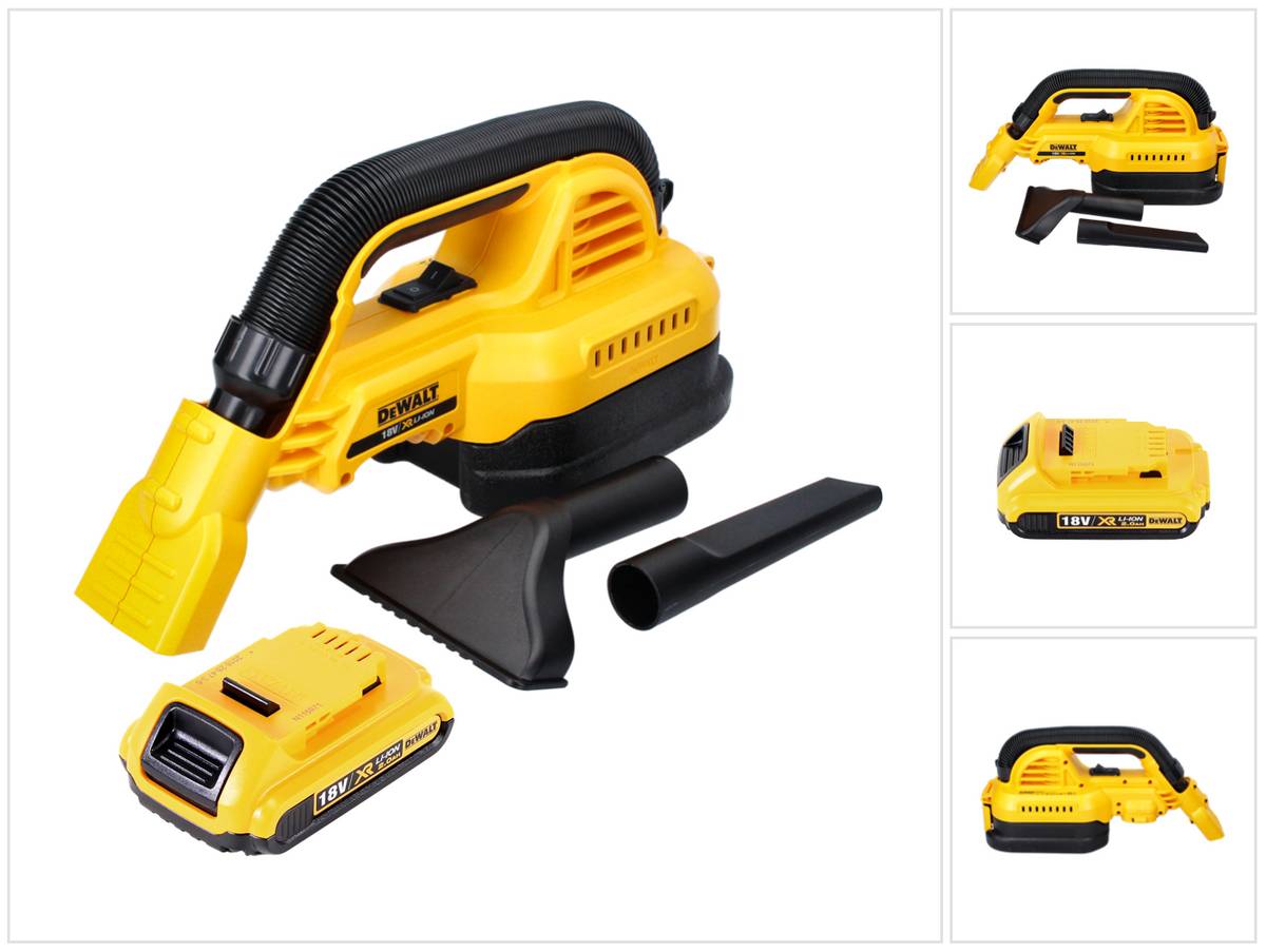 DeWalt DCV 517 Akku Handstaubsauger 18 V 1,9 L + 1x Akku 2,0 Ah - ohne Ladegerät