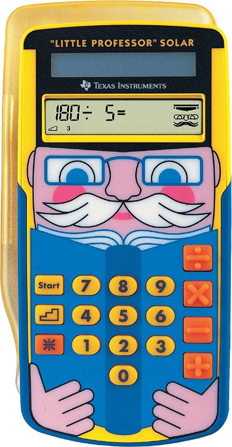 Texas Instruments Little Professor Solar Taschenrechner Tasche Grafikrechner Mehrfarbig (Little Professor Solar)