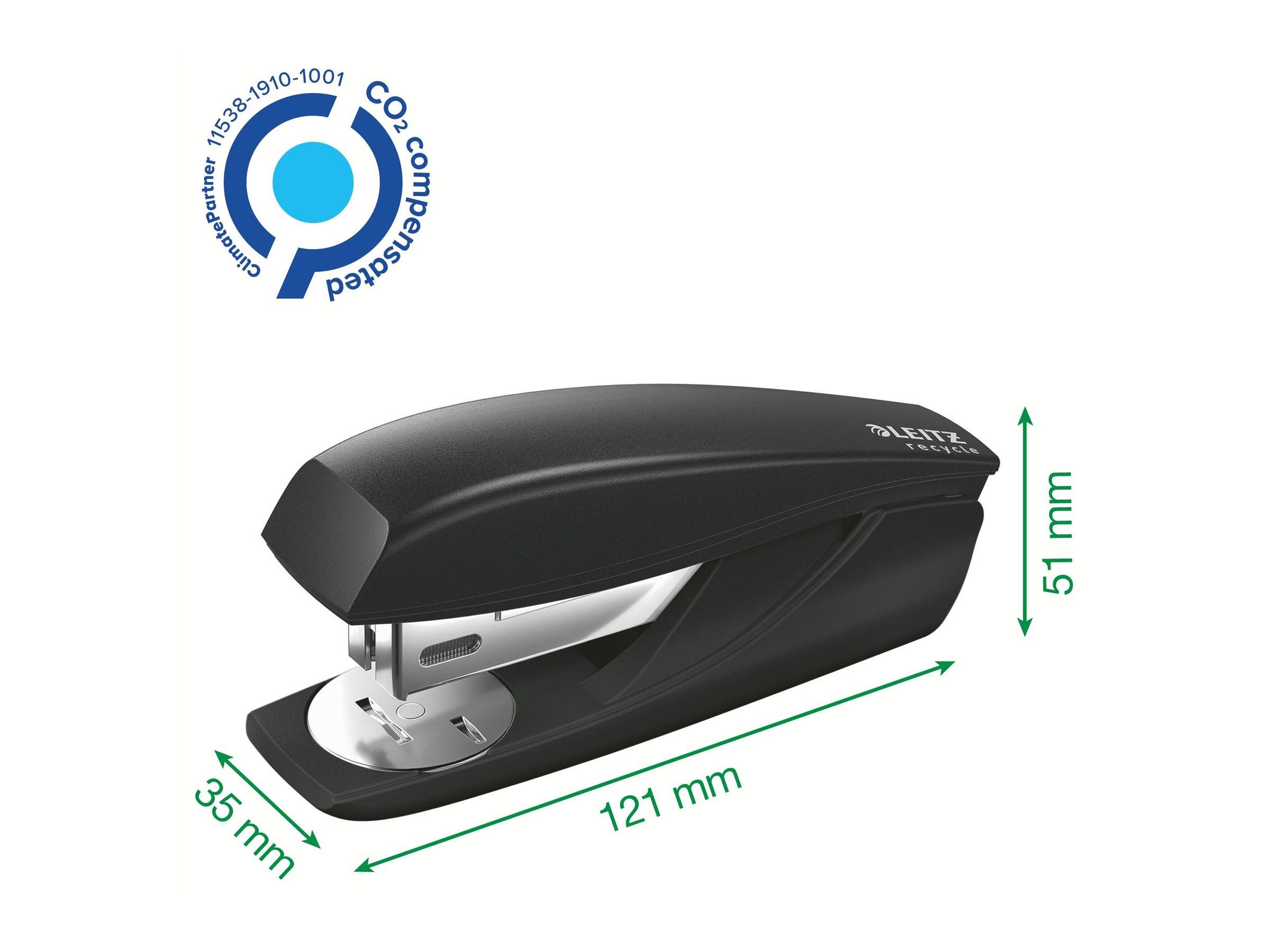 ESSELTE LEITZ - Leitz NeXXt Recycle - Hefter - S - 25 Blätter / 2.5 mm