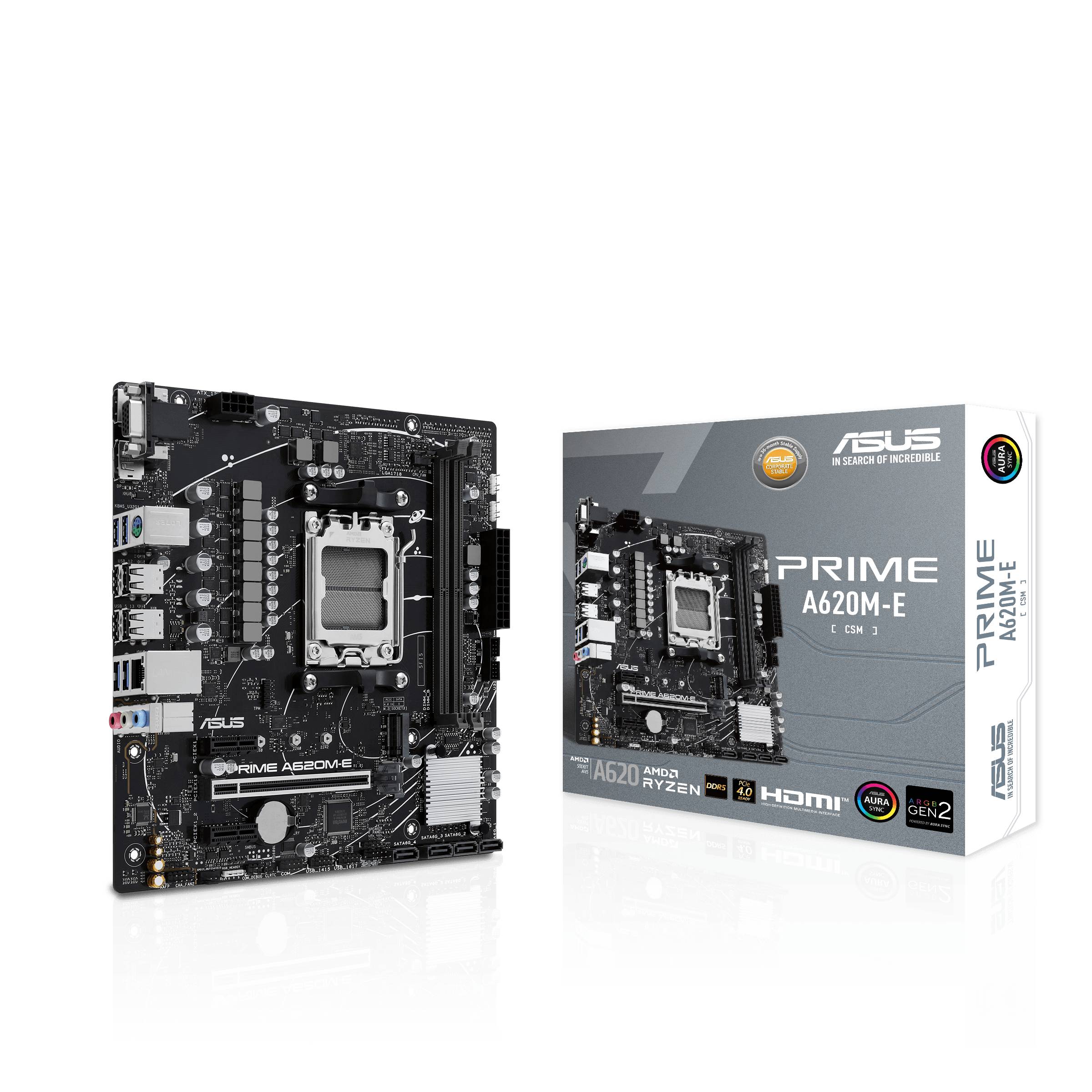 MB PRIME A620M-E-CSM AMD,AM5,DDR5,mATX