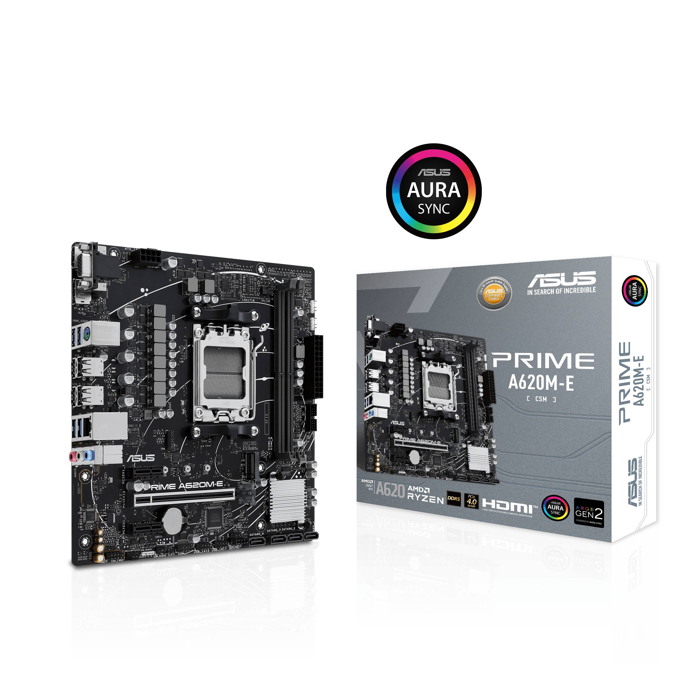 MB PRIME A620M-E-CSM AMD,AM5,DDR5,mATX