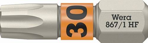Wera Werkzeuge GmbH Bit 867 TORX® HF 1/4 Zoll TX 30 L.25mm m.Farbleitsystem WERA 05066144001