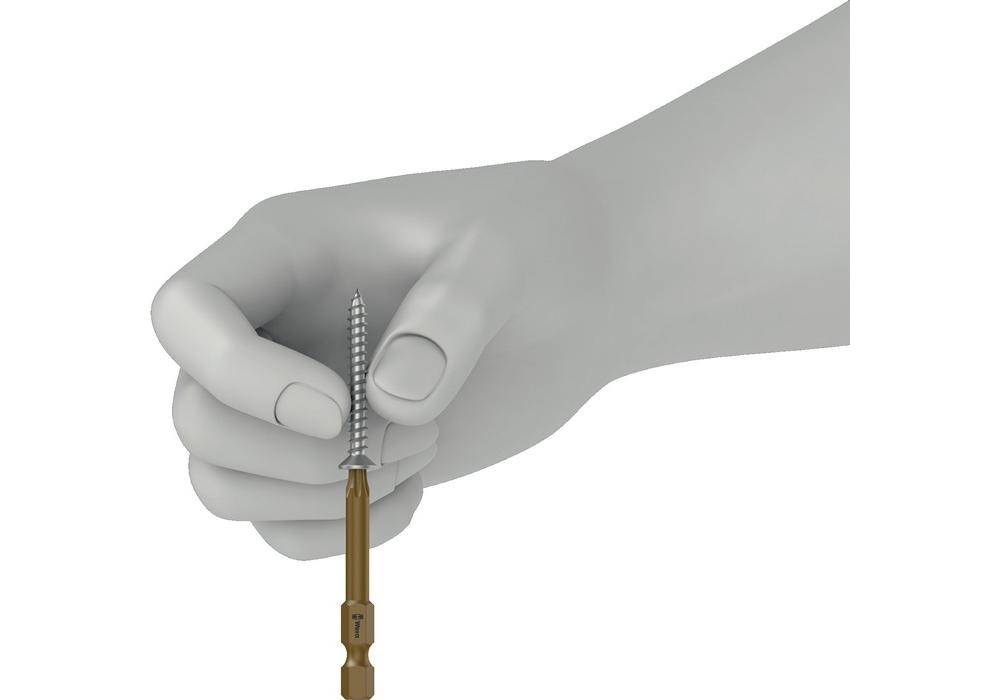 Wera Bit 867 TORX HF 1/4 TX 25 Lnge 25 mm mit Farbleitsystem