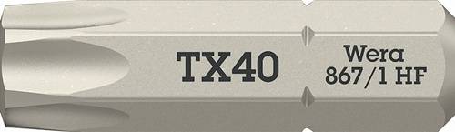 Wera Werkzeuge GmbH Bit 867 TORX® HF 1/4 Zoll TX 40 L.25mm o.Farbleitsystem WERA 05066145001