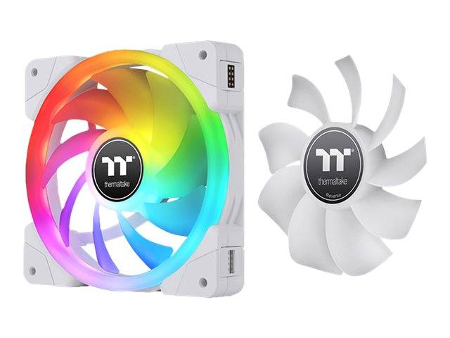 Thermaltake SWAFAN EX14 RGB - Premium Edition - Gehäuselüfter - 140 mm - weiß (Packung mit 3)