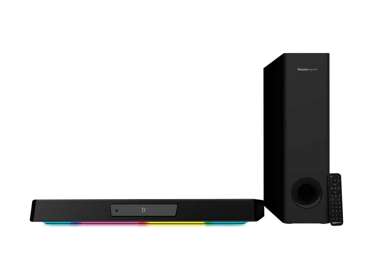 Creative Labs Creative Sound Blaster Katana V2X - Soundleistensystem - für PC - 2.1-Kanal - kabellos - Bluetooth - App-gesteuert - USB - 90 Watt