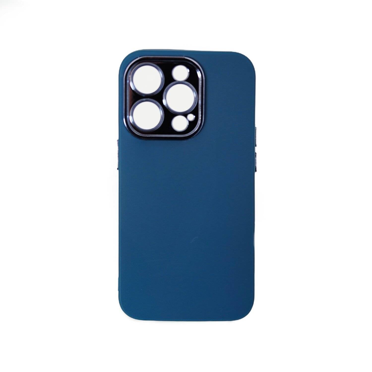 Hülle mit Kameraschutz Back Cover Bumper TPU Schutzhülle kompatibel mit iPhone 14 Plus Blau
