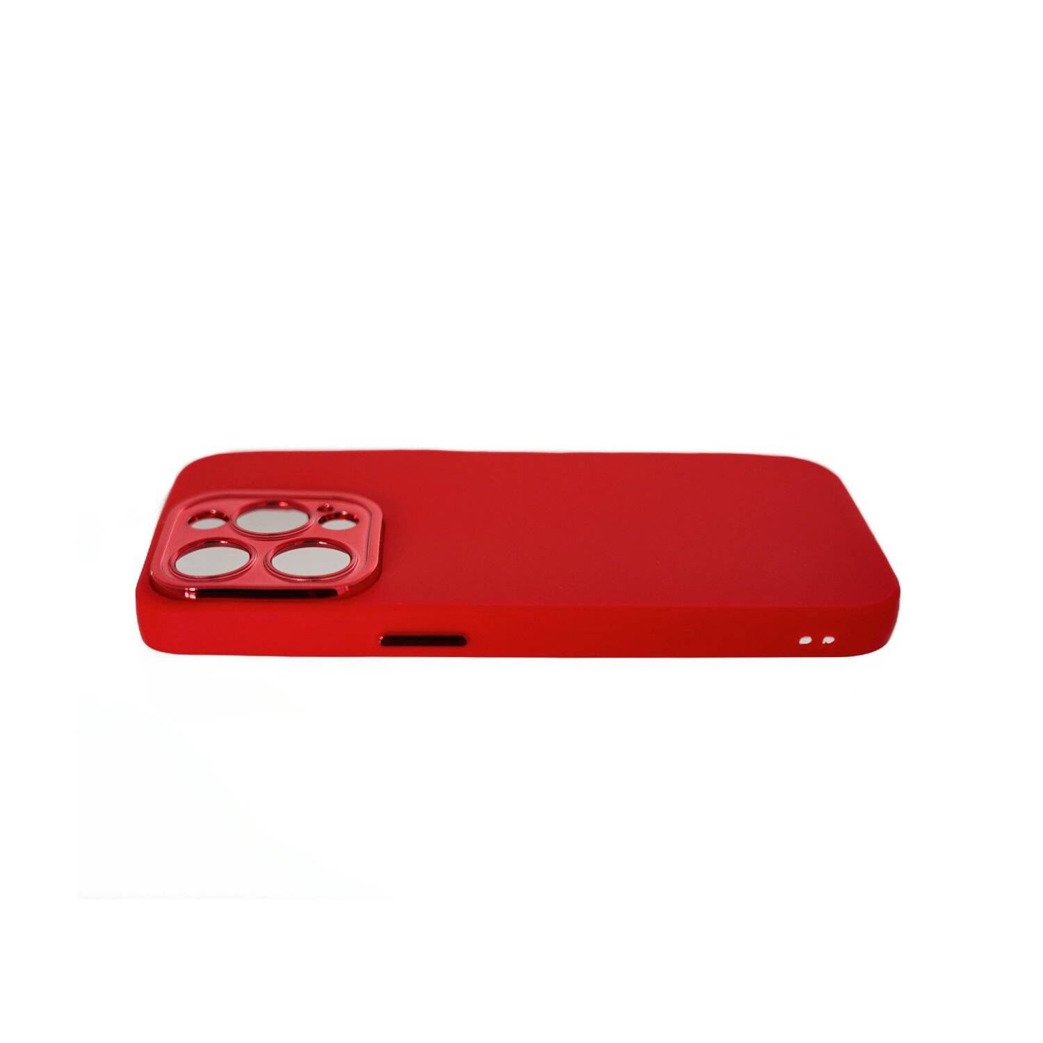 Hülle mit Kameraschutz Back Cover Bumper TPU Schutzhülle kompatibel mit iPhone 14 Plus Rot