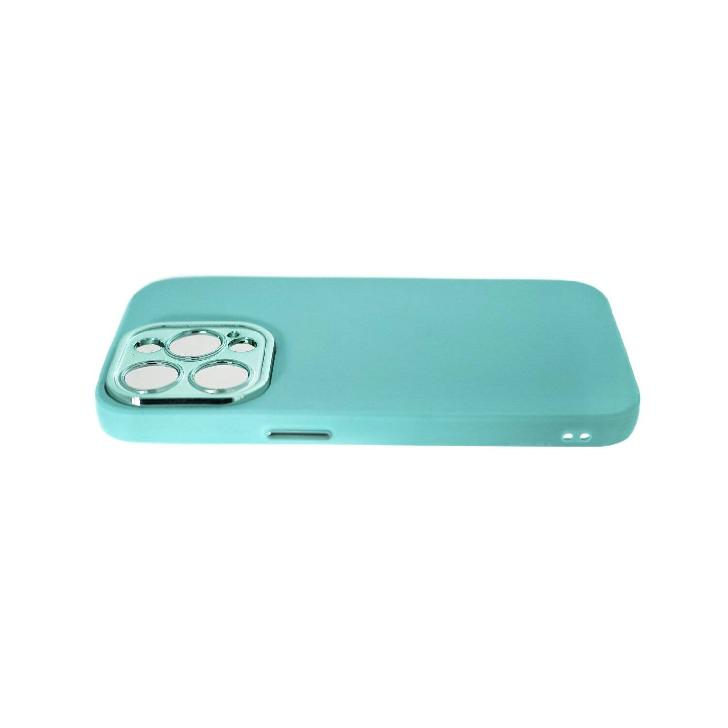 Hülle mit Kameraschutz Back Cover Bumper TPU Schutzhülle kompatibel mit iPhone 14 Pro Max Türkis