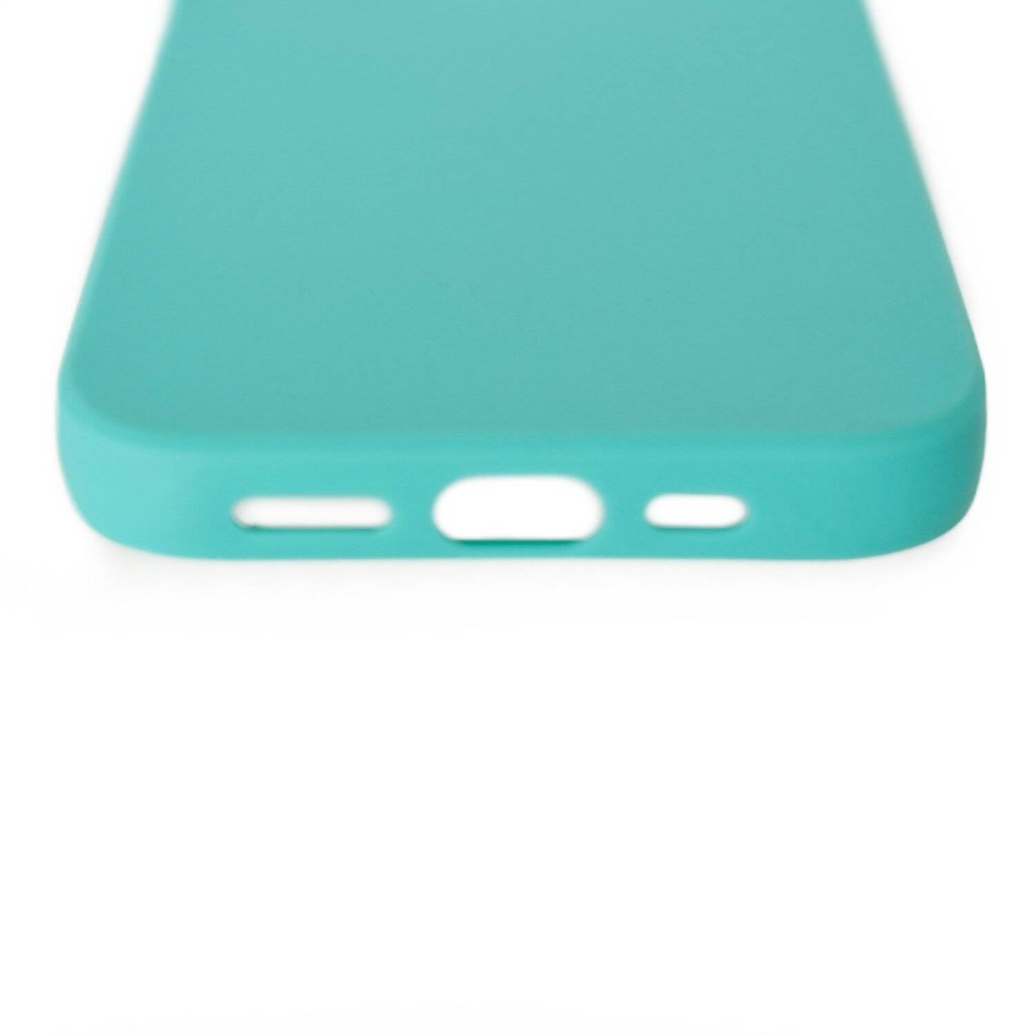 Hülle mit Kameraschutz Back Cover Bumper TPU Schutzhülle kompatibel mit iPhone 14 Pro Max Türkis