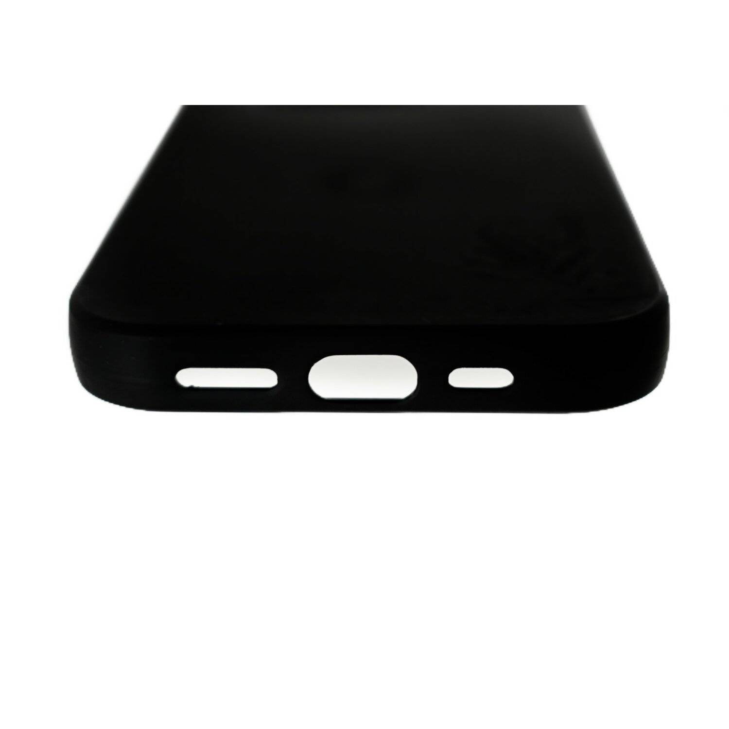 Hülle mit Kameraschutz Back Cover Bumper TPU Schutzhülle kompatibel mit iPhone 14 Pro Schwarz
