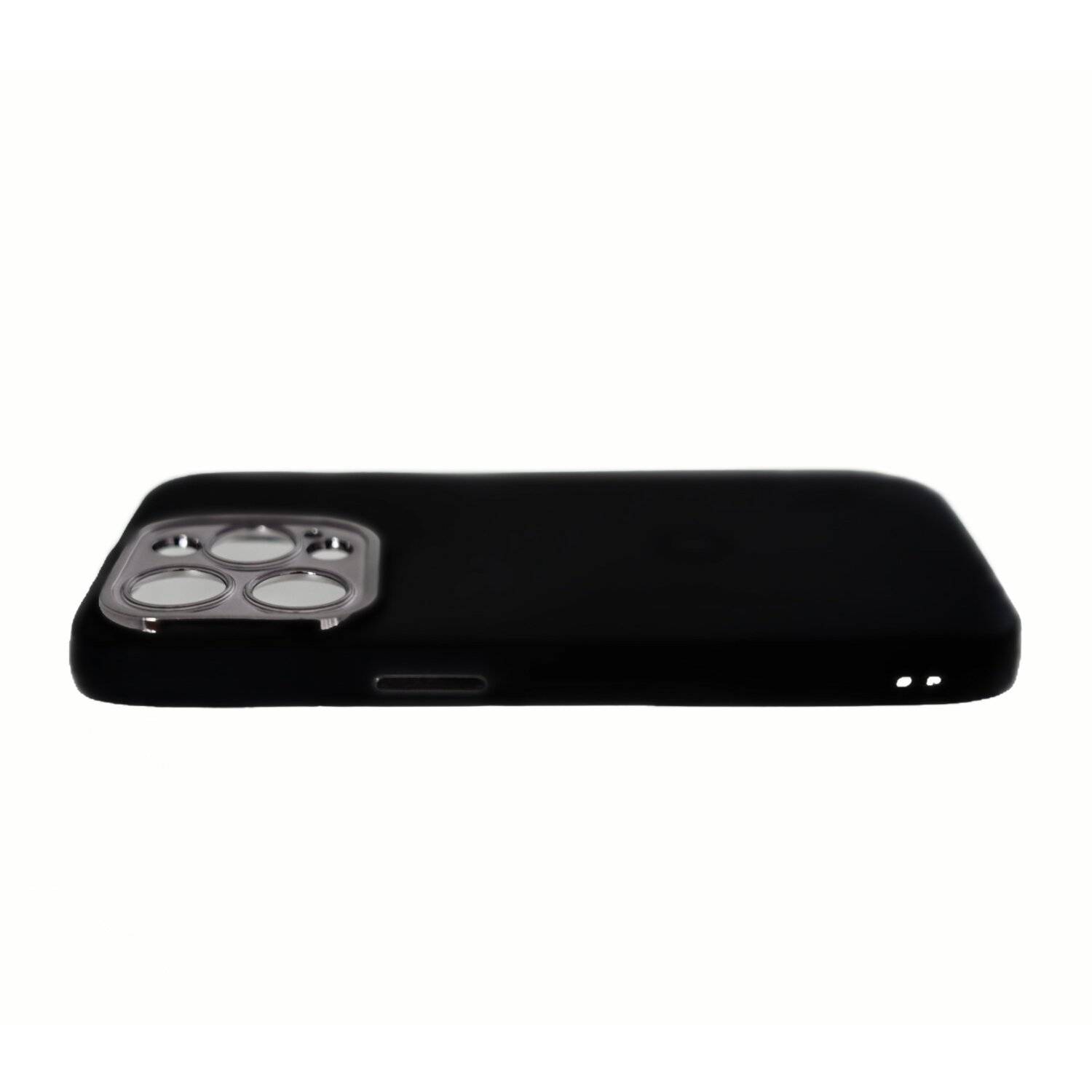 Hülle mit Kameraschutz Back Cover Bumper TPU Schutzhülle kompatibel mit iPhone 14 Pro Schwarz