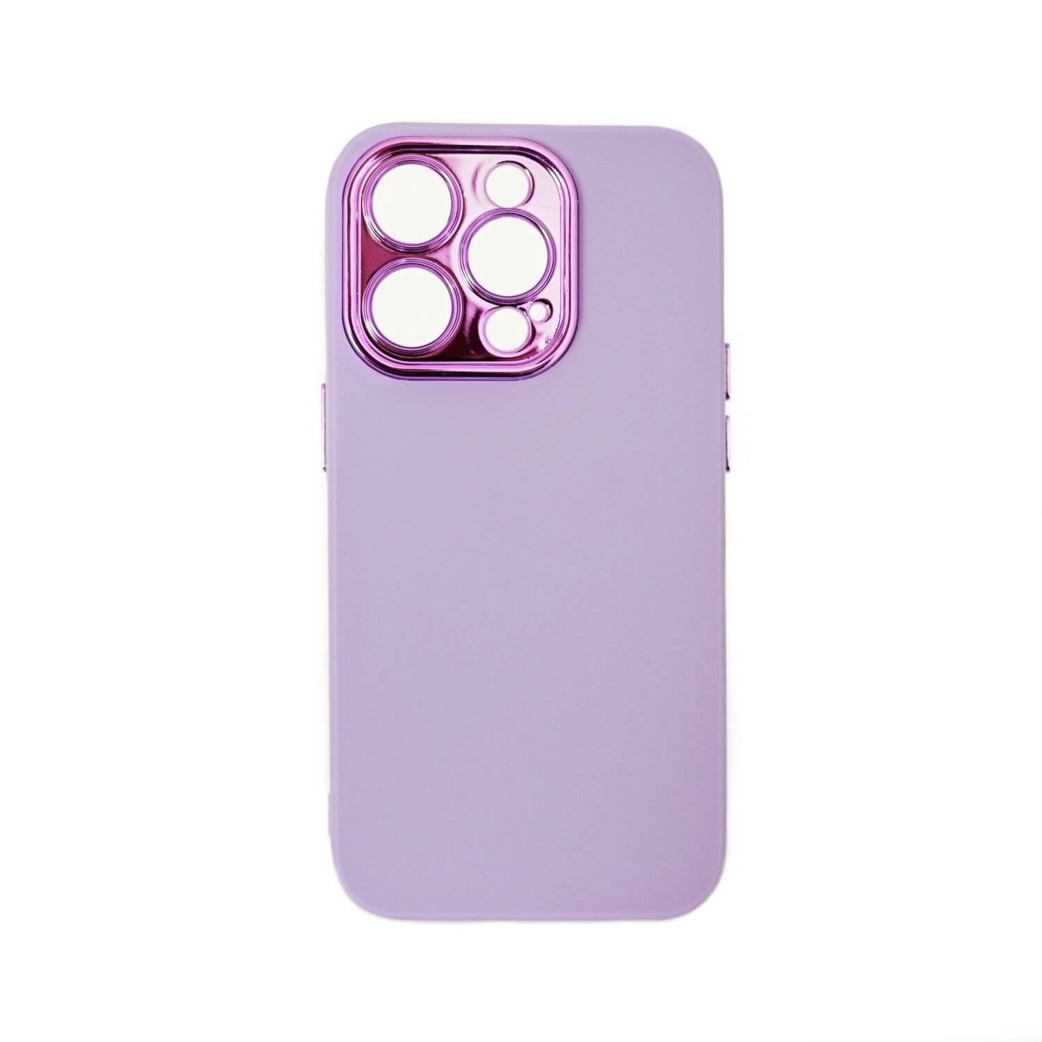 Hülle mit Kameraschutz Back Cover Bumper TPU Schutzhülle kompatibel mit iPhone 14 Plus Lila