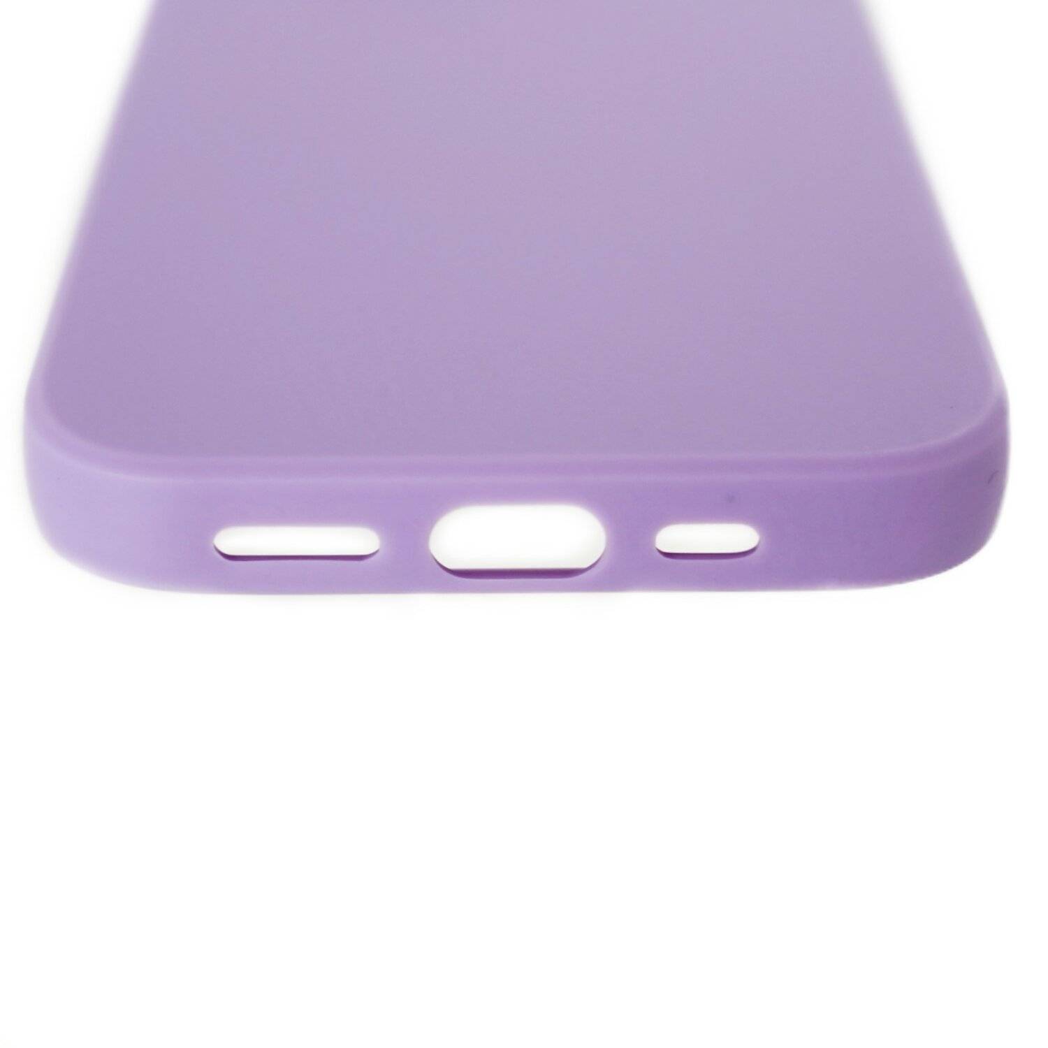 Hülle mit Kameraschutz Back Cover Bumper TPU Schutzhülle kompatibel mit iPhone 14 Plus Lila