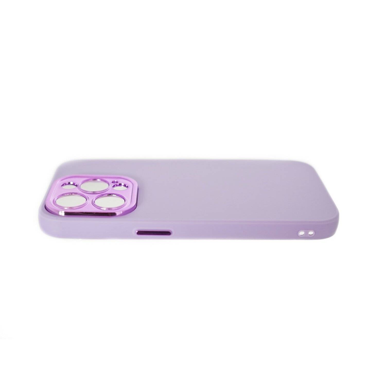 Hülle mit Kameraschutz Back Cover Bumper TPU Schutzhülle kompatibel mit iPhone 14 Plus Lila
