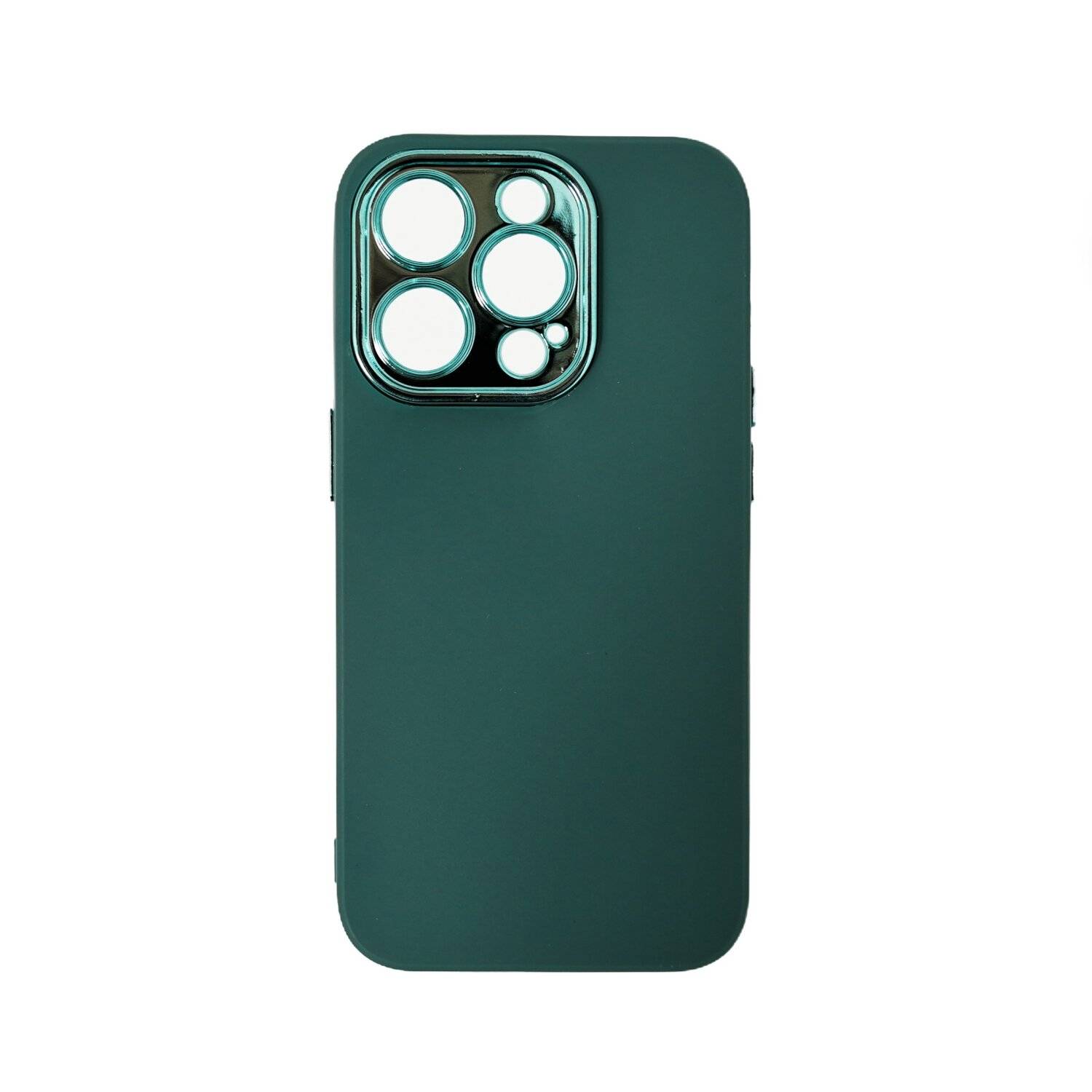 Hülle mit Kameraschutz Back Cover Bumper TPU Schutzhülle kompatibel mit iPhone 14 Plus Dunkelgrün