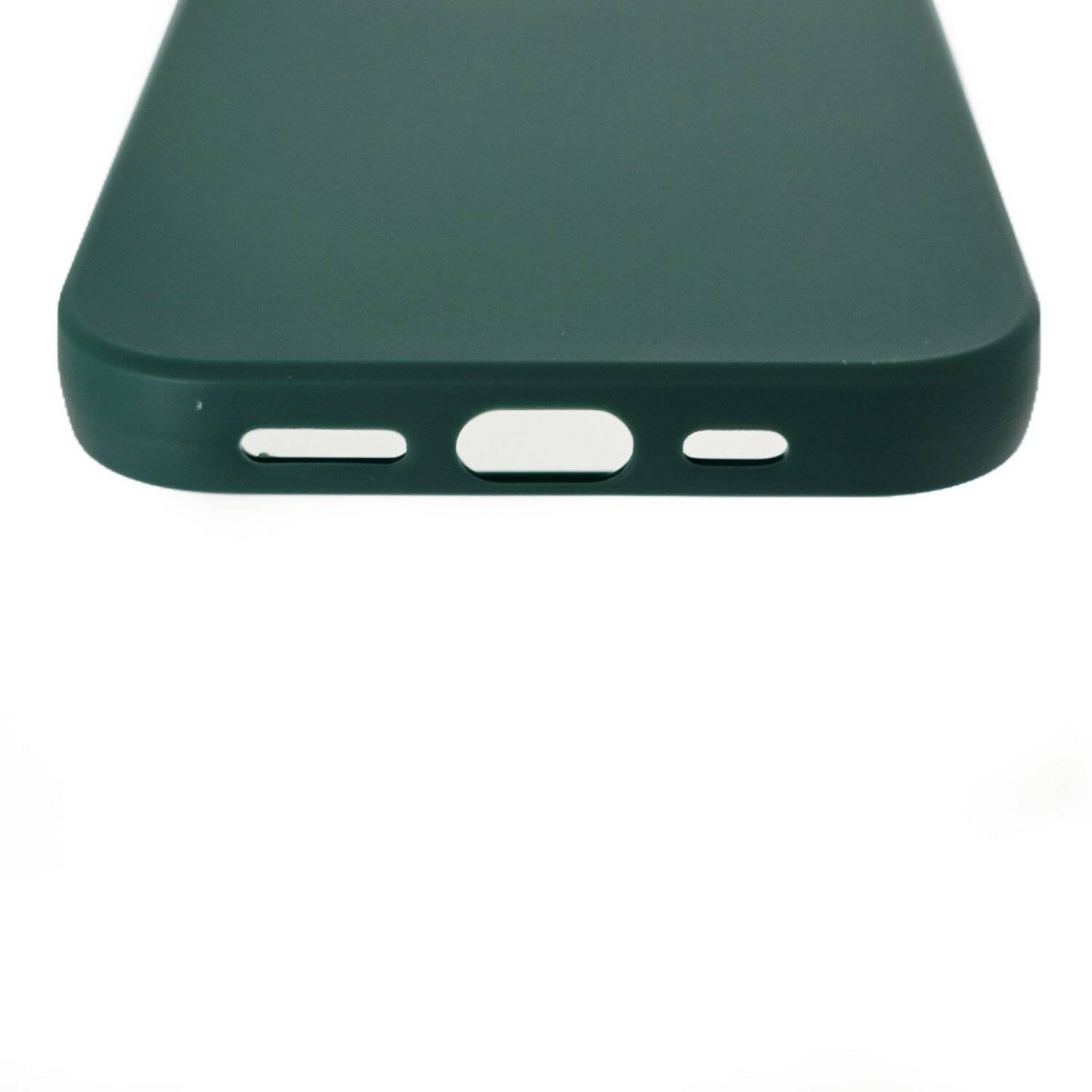 Hülle mit Kameraschutz Back Cover Bumper TPU Schutzhülle kompatibel mit iPhone 14 Plus Dunkelgrün