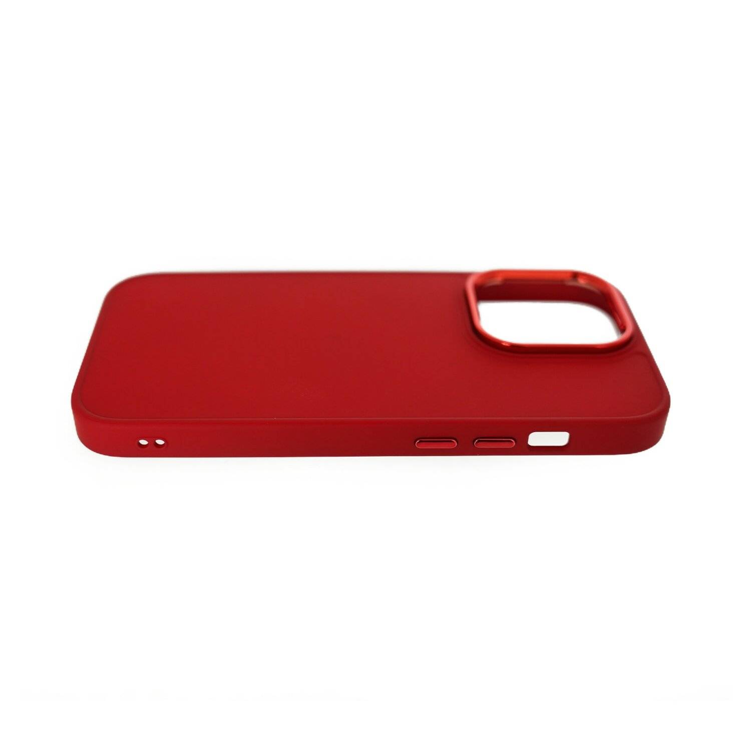 RJID Case Hülle Bumper Back Cover Bumper TPU Schutzhülle kompatibel mit iPhone 14 Plus Rot
