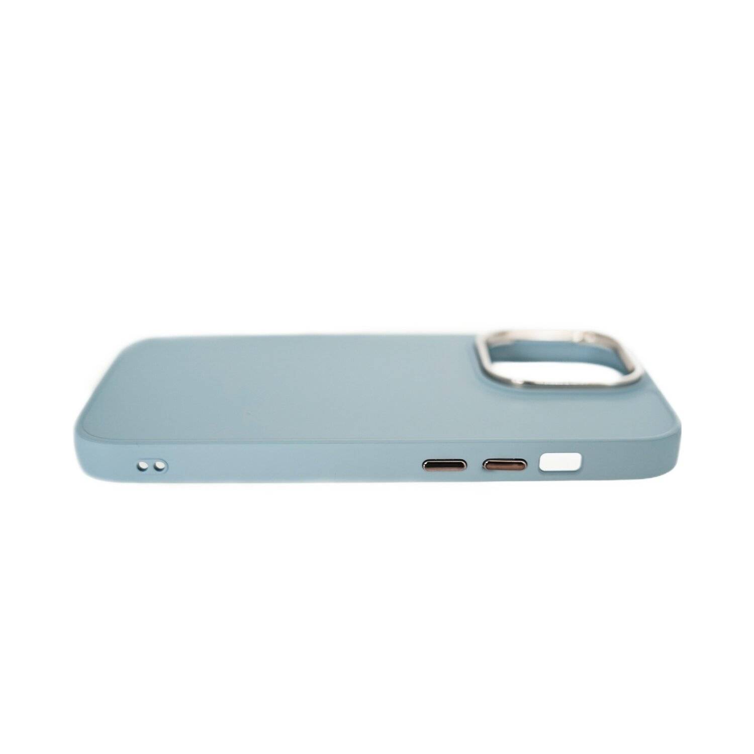 RJID Case Hülle Bumper Back Cover Bumper TPU Schutzhülle kompatibel mit iPhone 13 Pro Max Hellblau